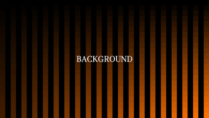 Wall Mural - Black and orange abstract background with stripe pattern, modern geometric texture, overlay gradient. Chart shape
