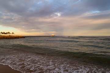 Poster - View of the coast of the Red Sea at Sharm El Sheikh resort