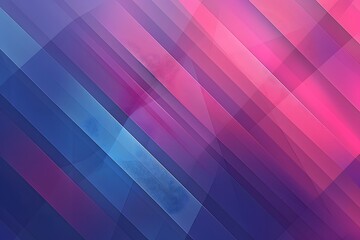 Poster - Vibrant Abstract Background with Diagonal Stripes in Blue and Pink Hues