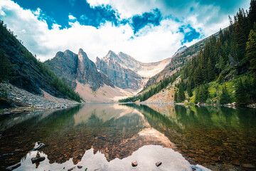 lake in the mountains