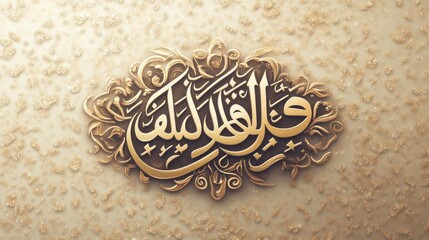 Wall Mural - Arabic Calligraphy Art