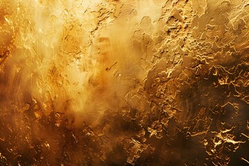 Poster - Abstract Golden Texture with Rich Depth and Warm Tones