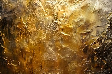 Poster - Stunning Golden Abstract Texture with Rich Depth and Detail