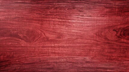 Wall Mural - Deep Red Wood Plank Texture with Natural Swirls and Fine Details, Ideal for Backgrounds, Product Photography, or Marketing Materials. Perfect for Minimalist Layouts with Copyspace.

