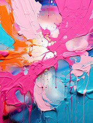 Poster - Abstract paint splatter