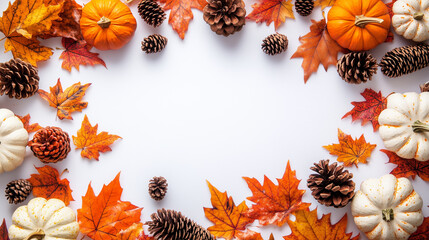 Fall Leaves - Autumn Flat Lay