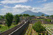 © ADDICTIVE STOCK - Ancient Pompeii ruins with Vesuvius in the background