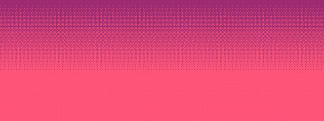 Leinwandbilder - pixel art gradient dithering background, 8 bit retro video game style, pixel pattern, mosaic texture, halftone, vector illustration
