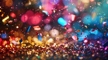 Glittering colorful party background.Concept for Holiday