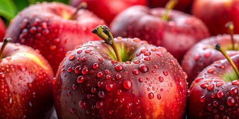 Wall Mural - red apples