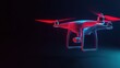 © adha - Drone in Neon Lights