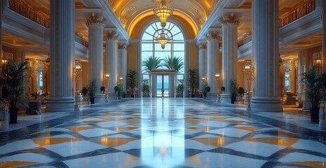 Poster - Grand Lobby Interior Design