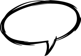 Wall Mural - Graphic Speech Bubble for Text and Communication