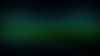 Wall Mural - a captivating 4k green and black abstract gradient with a grainy texture, perfect for creating a mod