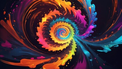 abstract colorful gradient background design wallpaper