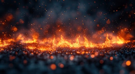 Wall Mural - Fiery Ground