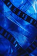 © atar - Abstract blue film strip background