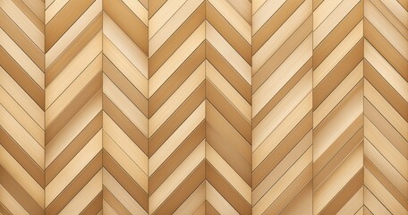 Wall Mural - A textured pattern featuring a herringbone design in warm wood tones, ideal for interior design or graphic use.