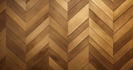 Wall Mural - A textured wooden surface featuring a herringbone pattern, showcasing natural wood tones and craftsmanship.