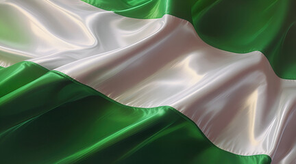 Wall Mural - nigerian flag for national Day or Independence Day of nigeria