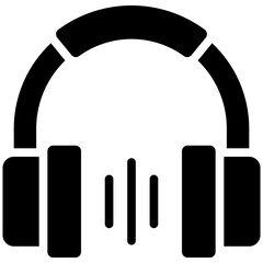 Sticker - headphone icon