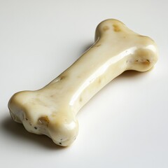 Wall Mural - Dog bone, on white background