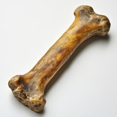 Wall Mural - Dog bone, on white background