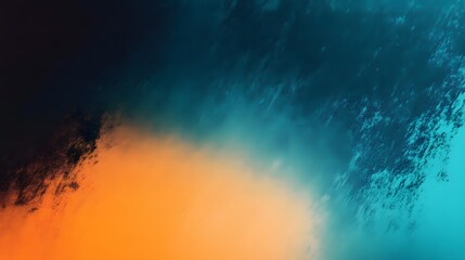 Vibrant orange, blue, teal gradient background with grainy texture, perfect for modern and creative projects that require high contrast and depth. Ideal for tech, futuristic, or artistic themes