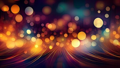 abstract background with bokeh