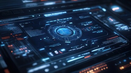 Futuristic Digital Interface Design