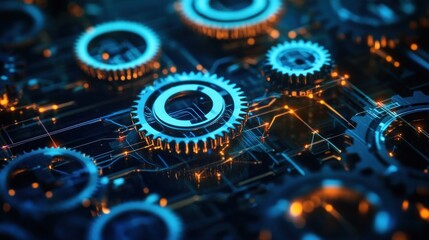 Poster - Gears and Circuitry