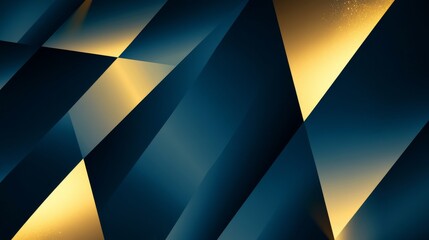 Wall Mural - Abstract geometric pattern with gold and dark