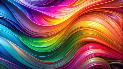 Poster - Colorful abstract background with vibrant hues and flowing shapes, abstract, colorful, background, vibrant, hues, flowing