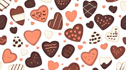 Indulge in sweetness this Chocolate Day with charming heartshaped candies that brighten up your celebrations