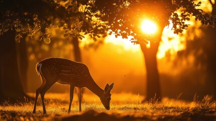 Wall Mural - Golden Hour Deer