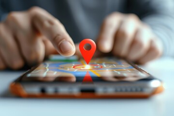 Using Smartphone for Navigation with Location Pin