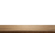 © pornchai - empty wooden table front view isolated PNG transparent