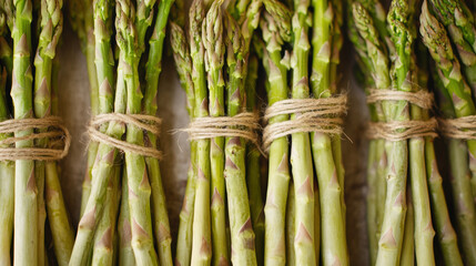 Fresh Asparagus Bundles.