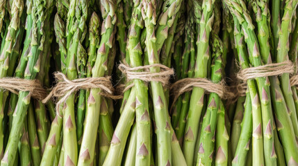 Fresh Asparagus Bundles.