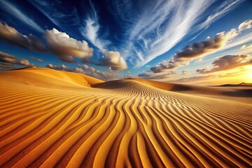 desert landscape, sand, desert dunes, extreme close-up, dry, vibrant, background, sandy, natural, dunes, abstract, heat, Super Desert Swirl background with space for copy Extreme Close Up