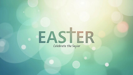  Easter Celebration with Soft Light Background