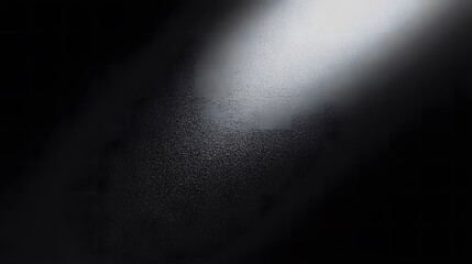 Wall Mural - Black, white, and gray grainy gradient background with glowing noise texture. This modern and minimalist design is ideal for posters, covers, or headers, providing a sleek and sophisticated backdrop