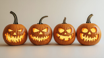 Poster - Jack-O'-Lanterns.