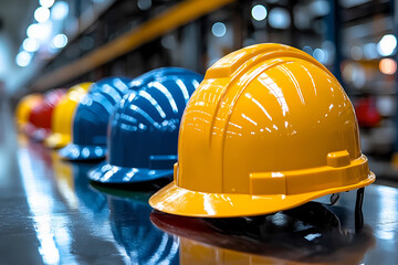 construction worker with helmet