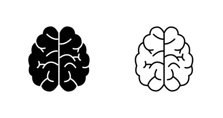 Wall Mural - Brain Vector Icon