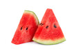 © boonchuay1970 - two sliced fresh watermelon isolated, png