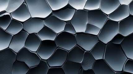 Abstract Dark Grey  D Geometric Pattern    Hexagon Tiles Background