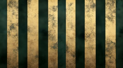 Poster - Abstract Gold and Green Striped Texture Background