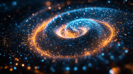 blue spiral galaxy