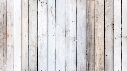 Poster - vertical wooden planks with a sun-bleached finish, creating a light and airy background with subtle 